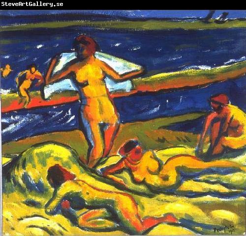 Max Pechstein Bathers